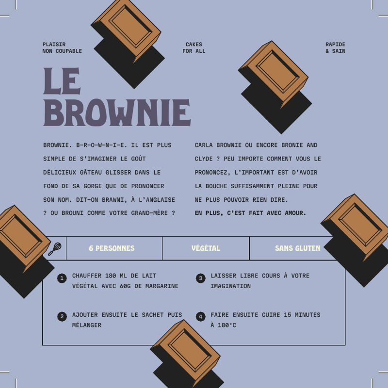 Étiquette du kit Brownie
